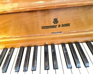 a steinway & sons w/bench ... will presell this item. we also have an organ
