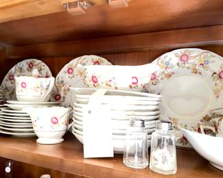 nice set of china, one of several