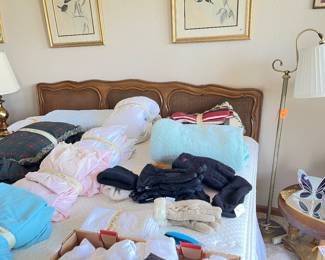 king bed, nice mattress