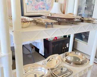 silver plate serving pieces