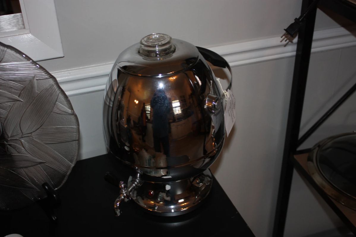 Art deco Globe coffee percolator complete