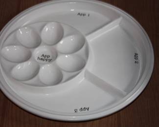 Egg appetizer plate