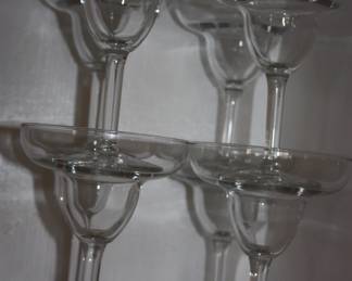Set of 8 Martini glasses