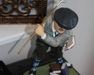 Decorative golfer