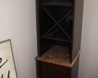 Tall (wine?) cabinet w/2 helves