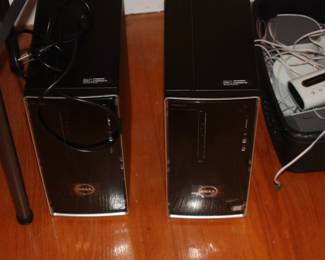 2 Dell computers / 2 Dell flat screens/both w/keyboards/mouse & speakers