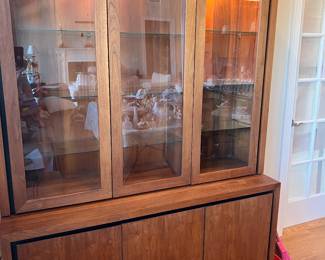 Mid Century Modern Teak China cabinet