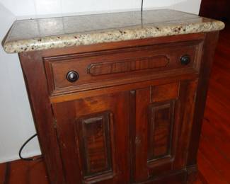 Marble Top Side Chest ( on the smaller size)