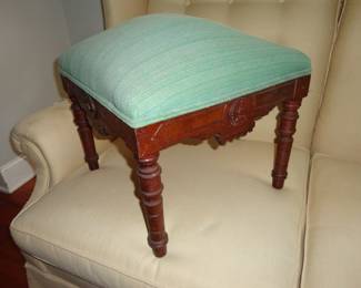 Victorian Eastlake carved Footstool