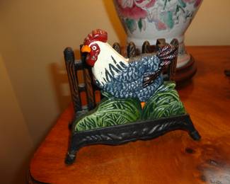 Cast Iron Napkin/ Note Card  Holder