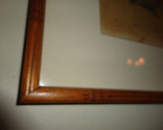 Bamboo style vintage frames