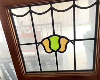 stained glass (we have a pair of these)