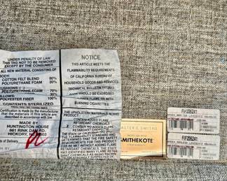 Walter E Smithe Camden 4 Pc Sectional Sofa  Retails now for $11,000 for only 3 Pc's 