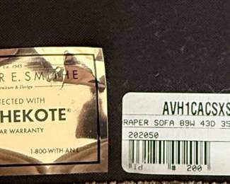 2 Upholstered Arm Chairs with pillow.  Round Side Table. and Lamp.