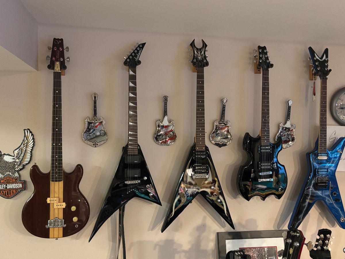 Collectible guitars, many signed