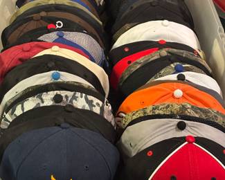 Hundreds of brand new never worn hats