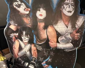 Life-size kiss cardboard cut out