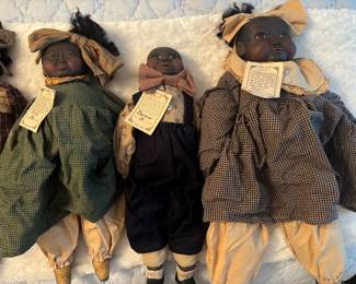 Limited edition, African folk art dolls