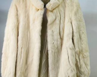 Vintage White Mink Coat