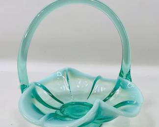 Fenton Glass Basket