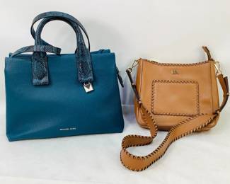 Michael Kors Rollins Satchel Bag & Gloria Pocket Swingpack Bag