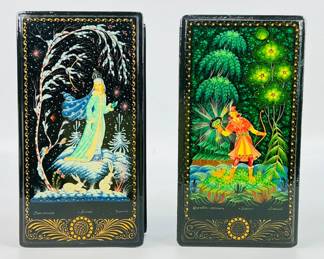 Kholui Russian Lacquer Boxes
