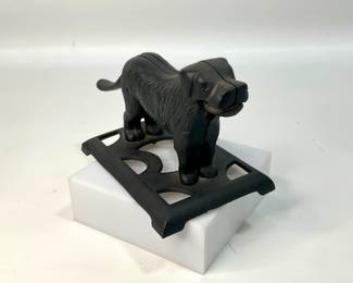 Cast Iron Dog Nutcracker