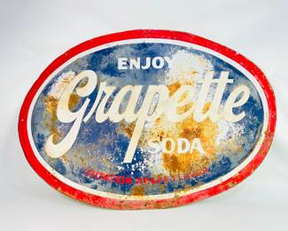 Grapette Soda Sign