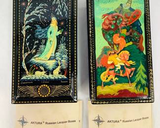 Kholui Russian Lacquer Boxes