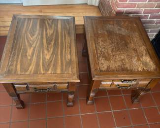 Matching MCM End Tables $60.00 each
22.25”w 28”d 21”t