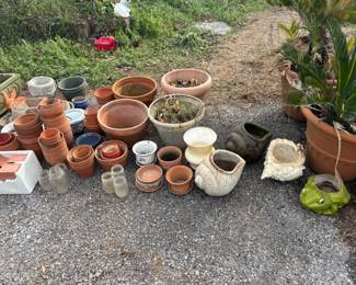 Clay and ceramic pots