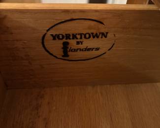 Yorktown by Flanders Maple wood
Chest of Drawers 6 drawers
38”w 18.5”d 51”t