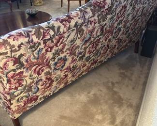 Humpback Sofa by Fairfield. Blue & Pink floral upholstery. 82”L 28”d 35”t Great condition! $ 450.00