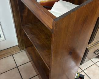 Wood Kitchen Bookshelf $ 75.00
24.25”w 11.25”d 34.5”t