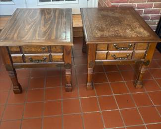 Matching MCM End Tables $60.00 each
22.25”w 28”d 21”t