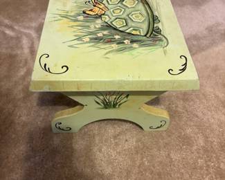 Turtle Step Stool $36.00
16”w 12” d 8.75”t