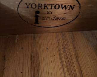 Yorktown by Flanders Maple wood
Dresser w Mirror 9 drawers 
58”w 19”d 33”- 64”t