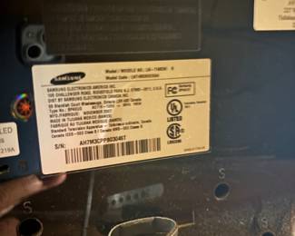 Samsung 40” LCD TV $100.00