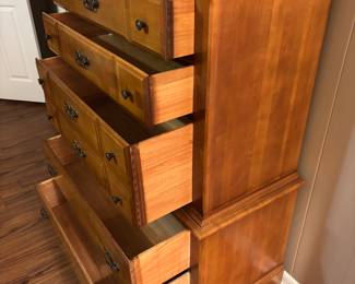Yorktown by Flanders Maple wood
Chest of Drawers 6 drawers 
38”w 18.5”d 51”t