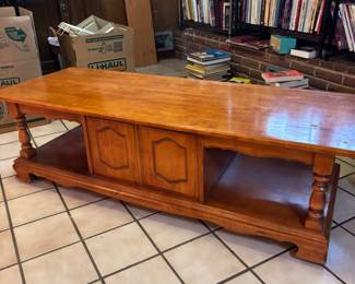 Maple Coffee Table on Castors $ 250.00
56”L 20.5”w 16”t