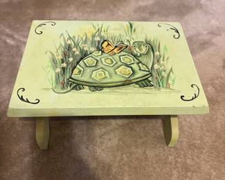 Turtle Step Stool $36.00
16”w 12” d 8.75”t