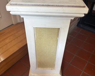 White Wood Plant Stand $ 45.00
13”w 13”d 29.5”t