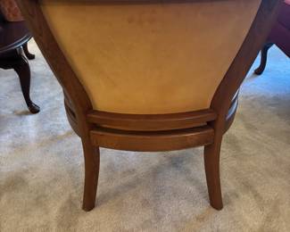 Gold Tufted Club Chair $ 165.00
24”w 22”d 30”t