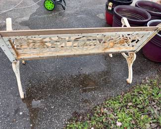 Wood & Cast Iron Bench $150.00
50.5”L 26” d 31”t