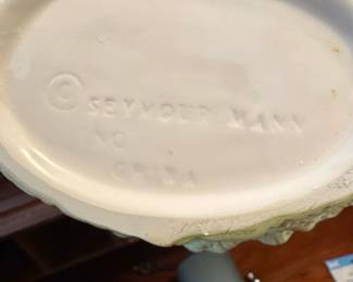Seymour Mann Pansy Basket Trinket Box second image