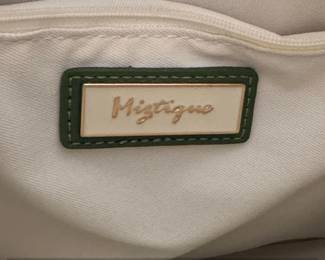 Miztique Canvas and Faux Leather Satchel Handbag second image