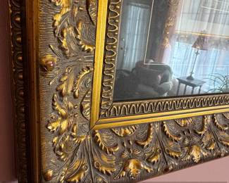 Vintage Floral Still Life Oil Painting in Ornate Gold Frame second image