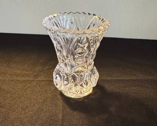 Cut Crystal Toothpick Holder