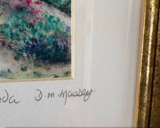 Gibbs Hill Lighthouse, Bermuda Signed Print by Dee Massey third image