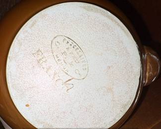 Longwy Faienceries de Longwy Earthenware Teapot second image